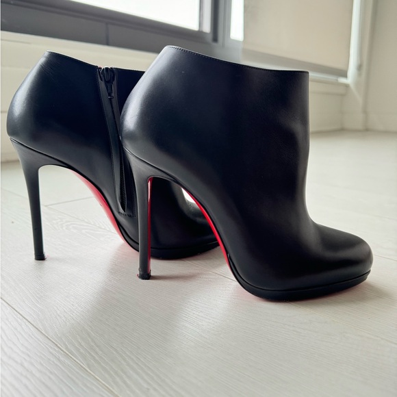 Christian Louboutin Black Heeled Boots - Picture 6 of 16